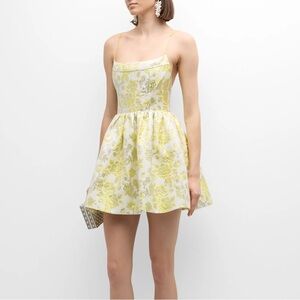 Alice + Olivia Nat Strappy Mini Dress